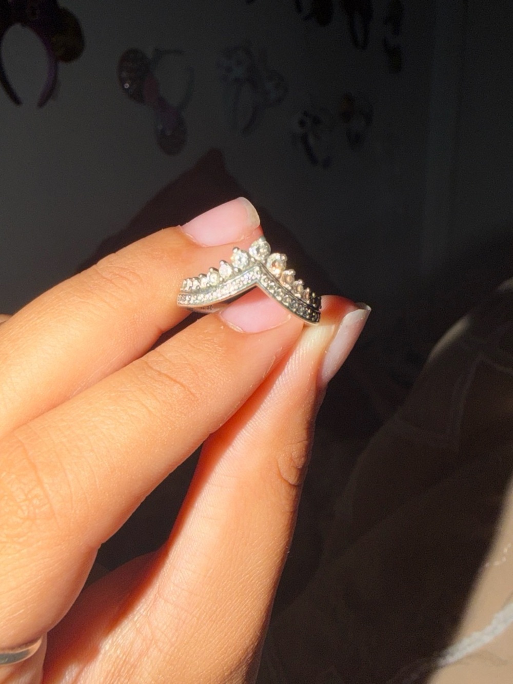 Pandora Silver Ring with Pink Box - Picture 2 of 3